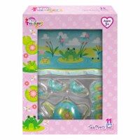 Tiny Treasures Frog Tin Tea Party Set Perspective: Main