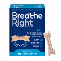 Breathe Right® Original Drug Free Large Tan Nasal Strips