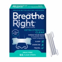 Breathe Right Extra Strength Clear Nasal Strips 44 ea Perspective: Main