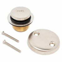 Dorence Tip Toe Bathtub Tub Drain Assembly Conversion Kit Brushed Nickel | All Brass