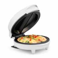 2-Section Omelet Maker White Holstein Housewares