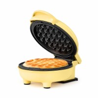 4 Inch Personal Waffle Maker Yellow