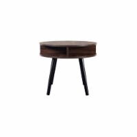 Porter Designs Sitswell Skagen Mid-Century Modern End Table - Brown