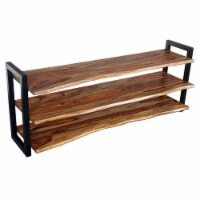 Porter Designs Manzanita Solid Sheesham Wood TV Stand - Brown