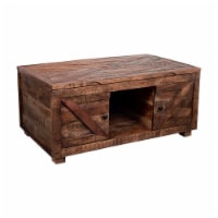 Porter Designs Gunnison Solid Wood Lift Top Coffee Table - Brown