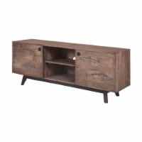Porter Designs Fish Solid Wood TV Stand - Gray