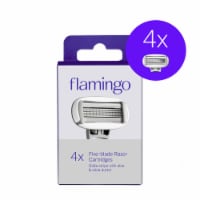 Flamingo Five-Blade Razor Refill Cartridges