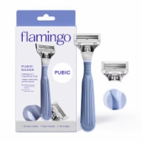 Flamingo Pubic Retail Handle Shaver Perspective: Main