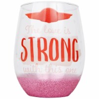 Star Wars 847360 20 oz Star Wars the Mandalorian Grogu the Love is Strong Wine Glass