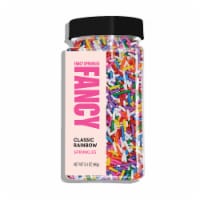 Fancy Sprinkles® Crunchy Jimmies® Classic Rainbow Dessert Sprinkles Perspective: Main