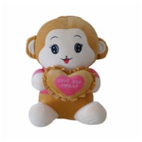 Velvet Bolster Novelty Plush | Monkey Stuffed Animal | 20 Inches
