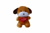 Puppy Plush Toy | Love Heart Stuffed Animal | 16 Inches