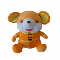 Lucky Mouse Plush Toy, Stuffed Mouse Plush, Stuffed Animal, 12 Inches Orange