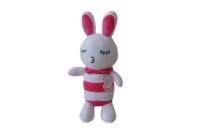 Rabbit Plush Toy, Stuffed Rabbit Plush, Stuffed Animal, 14 Inches Red