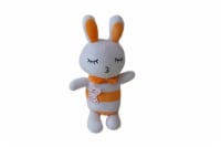Rabbit Plush Toy, Stuffed Rabbit Plushie, Stuffed Animal, 14 Inches Orange