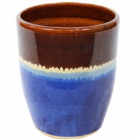 Sunnydaze Captivating Vista Ceramic Planter - 14 - Beachcomber