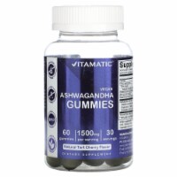Vitamatic Vegan Ashwagandha Natural Tart Cherry 750 mg - 60 Gummies