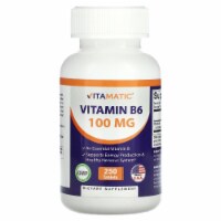 Vitamatic Vitamin B6 100 mg - 250 Tablets