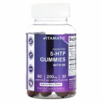 Vitamatic Sugar Free 5-HTP 200mg Gummies with B6 per Serving - 60 Pectin Based Gummes