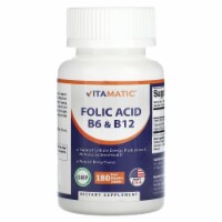 Vitamatic Folic Acid B6 & B12 Natural Berry - 180 Fast Dissolve Tablets