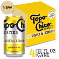 Topo Chico Spirited Vodka & Lemon Chilton Canned Cocktail Perspective: Main