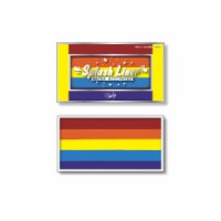 RUDE Splash Liner Water Activated Split Cake Face Body Paint (Over the Rainbow)