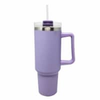 Vessel Stainless Steel Tumbler with Handle - Purple Perspective: Main