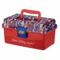 Kid Casters® Americana Youth Tackle Box Perspective: Main