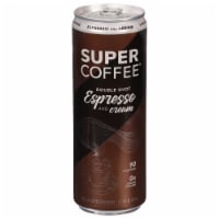 Super Coffee® Double Shot Espresso and Cream Coffee Drink Can Perspective: Main