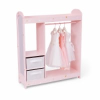 Fantasy Fields - Fashion Twinkle Star Prints Jasmine Toy Dress Up Unit Kids Furniture - Pink