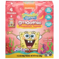 SpongeBob SquarePants Strawberry Banana Kids Smoothie Pouches Perspective: Main