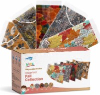 WeCare Individually Wrapped Kids Face Masks, Pack of 50, Fall Collection
