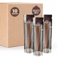 Greater Wild 12 Single-Ingredient Beef Bully Sticks, Natural Dog Treats - 30 Split Sticks