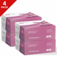 FifthPulse Bulk Disposable Vinyl Exam Gloves, Pink, 4 Boxes of 50 - 3-Mil Thickness