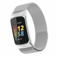 WITHit Fitbit Charge 5 Mesh Band - Silver
