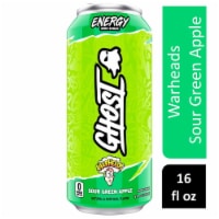 Ghost® Zero Sugar Warheads® Sour Green Apple Energy Drink Can