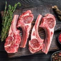 FeedingU Kosher Baby Lollipop Lamb Chops, 8 Chops, 2x 4-Packs, 0.75-1.25 lbs per 4-Pack.