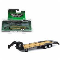 Greenlight GL30390 Gooseneck Trailer Black 1-64 Diecast Model