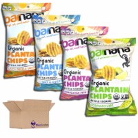 Tribeca Curations | Organic Plantain Chips Variety Pack by Barnana | Lime, Salt & Vinegar, Pi