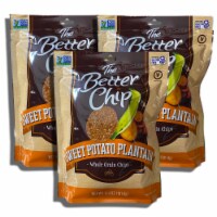 Sweet Potato Plantain Chips by The Better Chip Bundled by Tribeca Curations | Value Pack of 3
