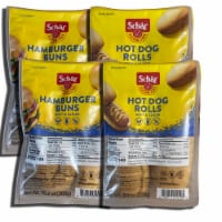 Schar Gluten Free Bread Combo Packs (Hot Dog & Burger) | 4 Packs | Tribeca Curations