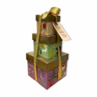 Tea Gift Set for Tea Lovers | Joy To The World Christmas Gift Box Tower | 80 Tea Bags