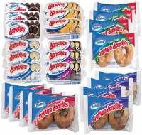 Donettes and Jumbo Donettes 7 Flavor Donut Lovers Variety Pack by Tribeca Curations | 24 Pack