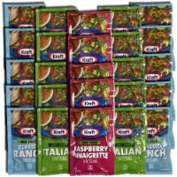 Fat Free Salad Dressing Variety by Kraft | 1.5 Oz | Pack of 25