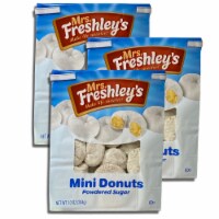Powdered Sugar Mini Donuts by Mrs. Freshley's Bundled by Tribeca Curations | 10 Oz Bag | Valu