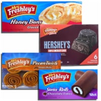 Mrs. Freshley's Snack Cakes Combo Packs Bundled by Tribeca Curations | (Pecan Spins / Honey B