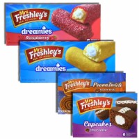 Mrs. Freshley's Snack Cakes Combo Packs Bundled by Tribeca Curations | (Dreamies / Raspberry
