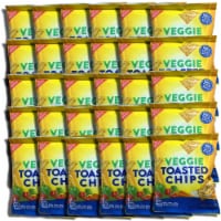 100% Whole Grain Veggie Wheat Thin Toasted Chips Bundled by Tribeca Curations | 1.75 Ounce |