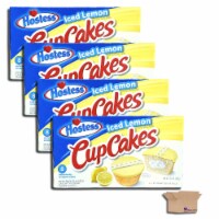 Tribeca Curations | Iced Lemon Cupcakes | Box of 8 | Pack of 4 (32 Total Cupcakes)