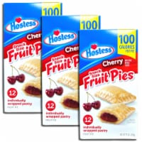 Snack Size 100 Calorie Mini Fruit Pies | 12 Count Box | Cherry | Pack of 3